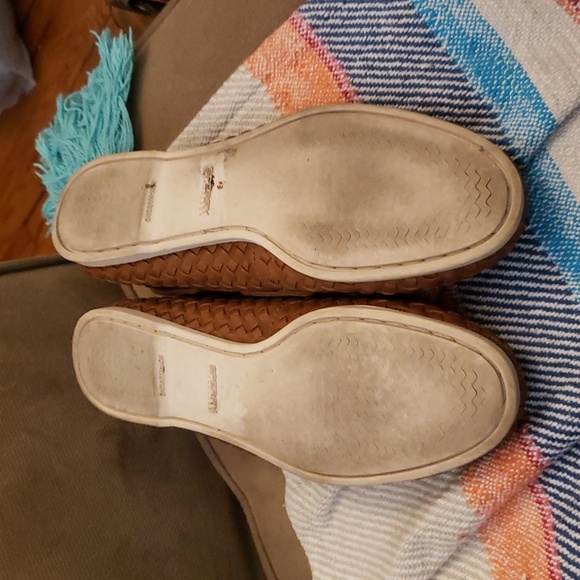 Sperry Women’s Topsiders Braided Woven Leather Loafers Flats Boat Shoe Brown 6.5 - Picture 4 of 9